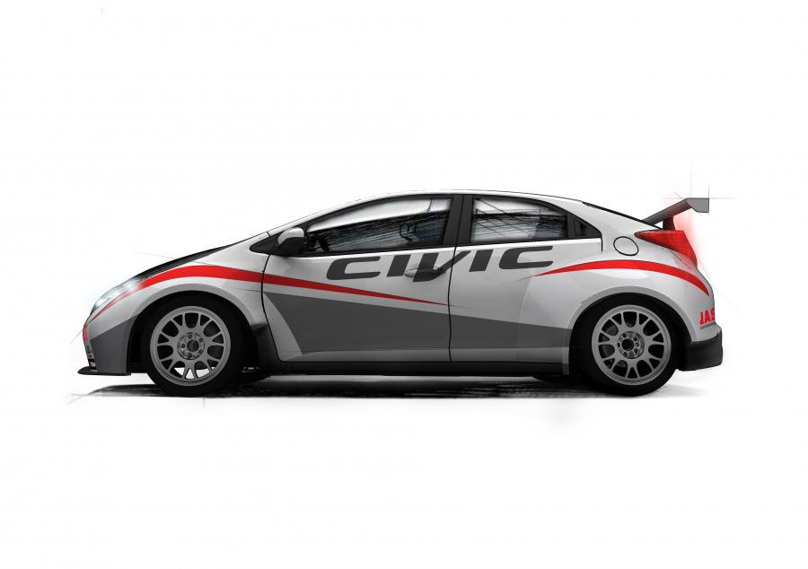  Honda Civic WTCC Drawings 2012 года  (фото 3 из 5)